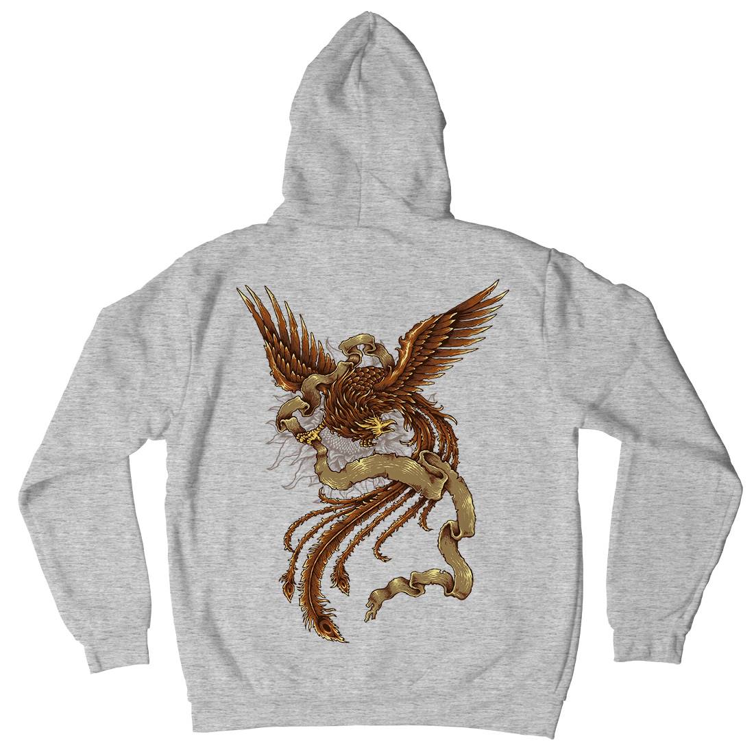 Phoenix Mens Hoodie With Pocket Religion A450