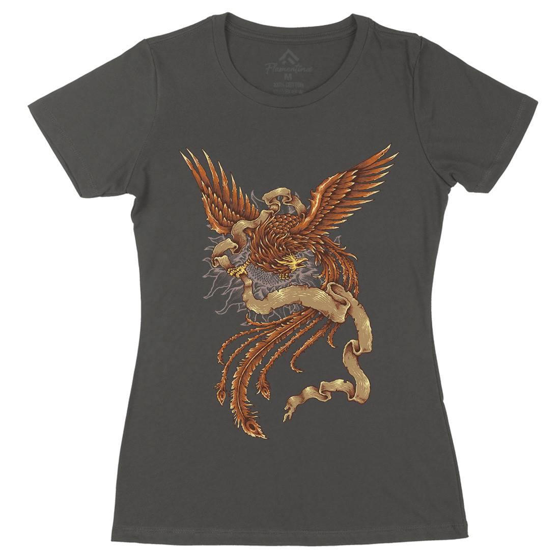 Phoenix Womens Organic Crew Neck T-Shirt Religion A450