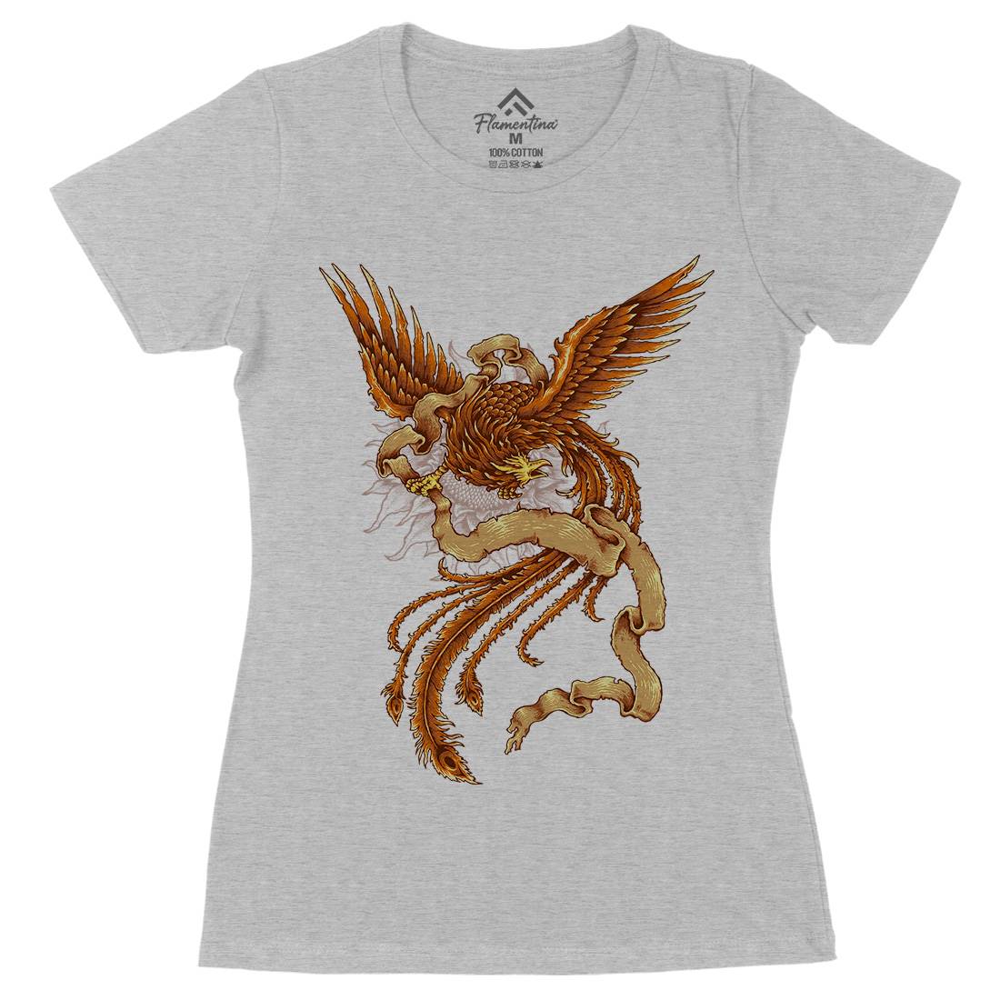 Phoenix Womens Organic Crew Neck T-Shirt Religion A450
