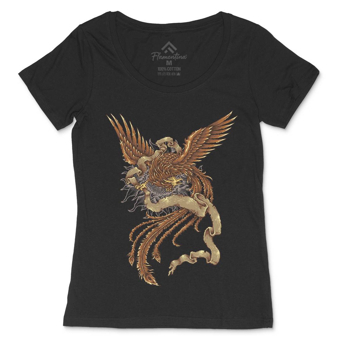 Phoenix Womens Scoop Neck T-Shirt Religion A450