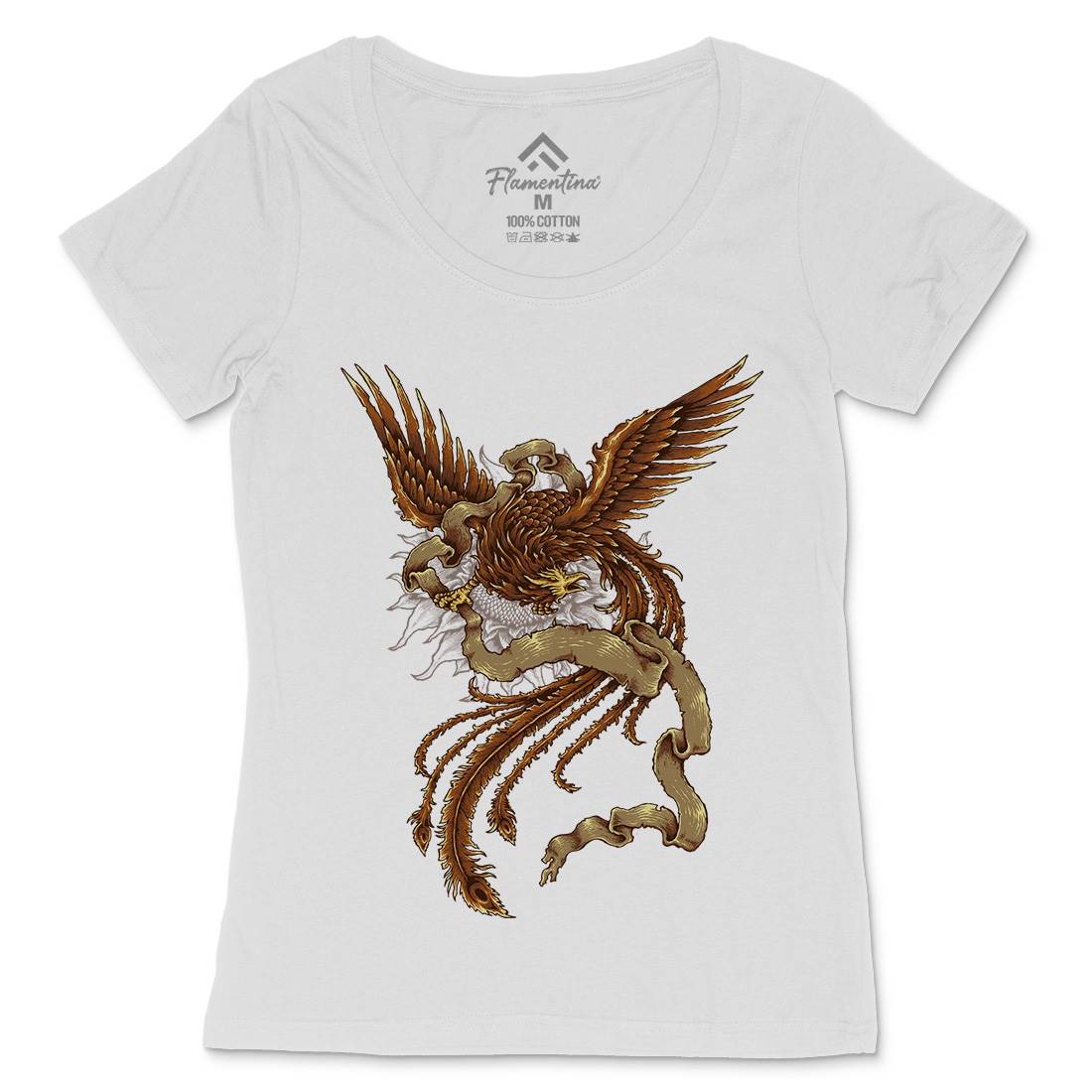 Phoenix Womens Scoop Neck T-Shirt Religion A450