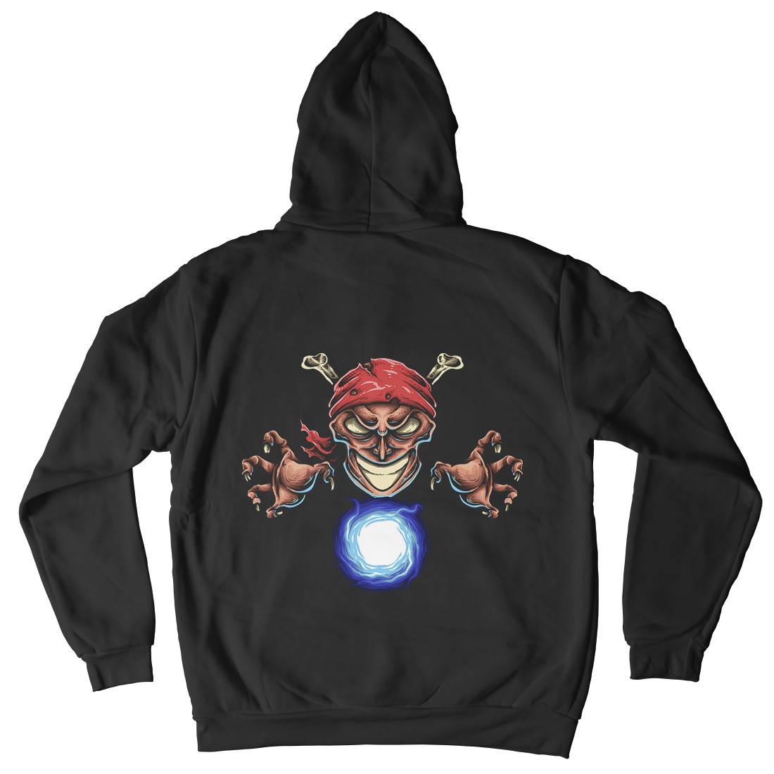 Pirate Magician Kids Crew Neck Hoodie Navy A451