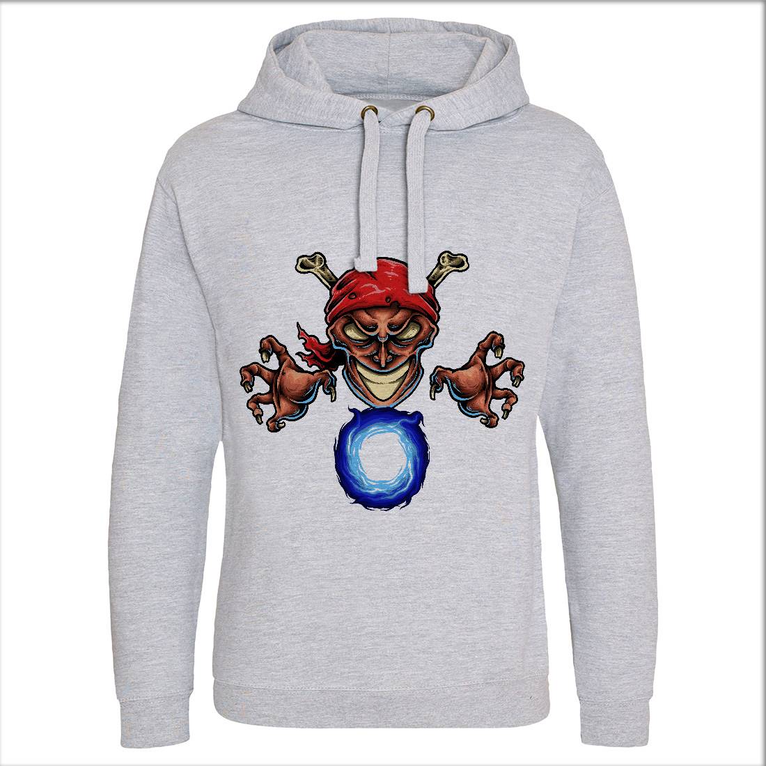 Pirate Magician Mens Hoodie Without Pocket Navy A451