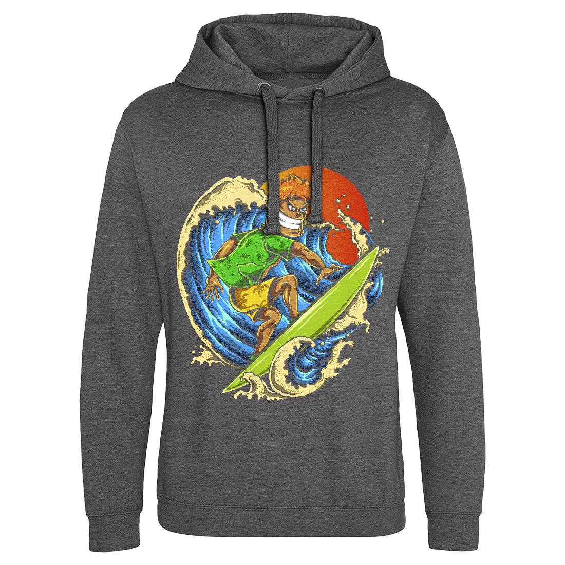Pro Surfer Mens Hoodie Without Pocket Surf A454