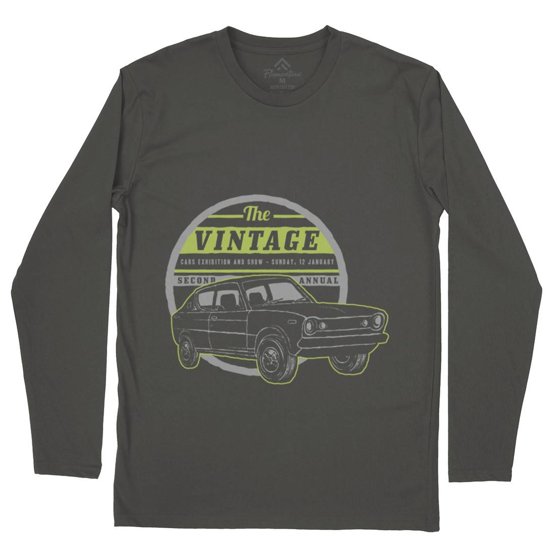 Retro Car Show Mens Long Sleeve T-Shirt Cars A457