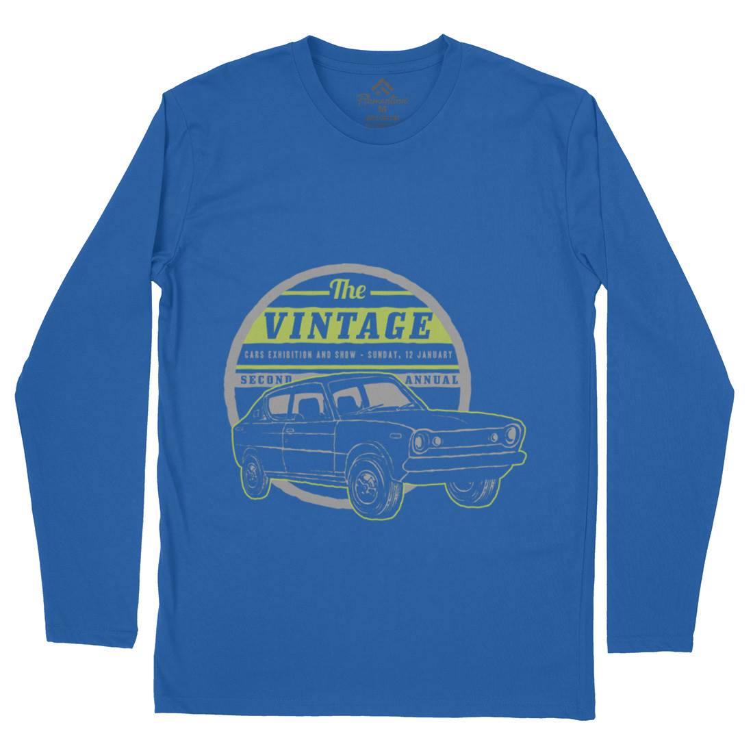 Retro Car Show Mens Long Sleeve T-Shirt Cars A457