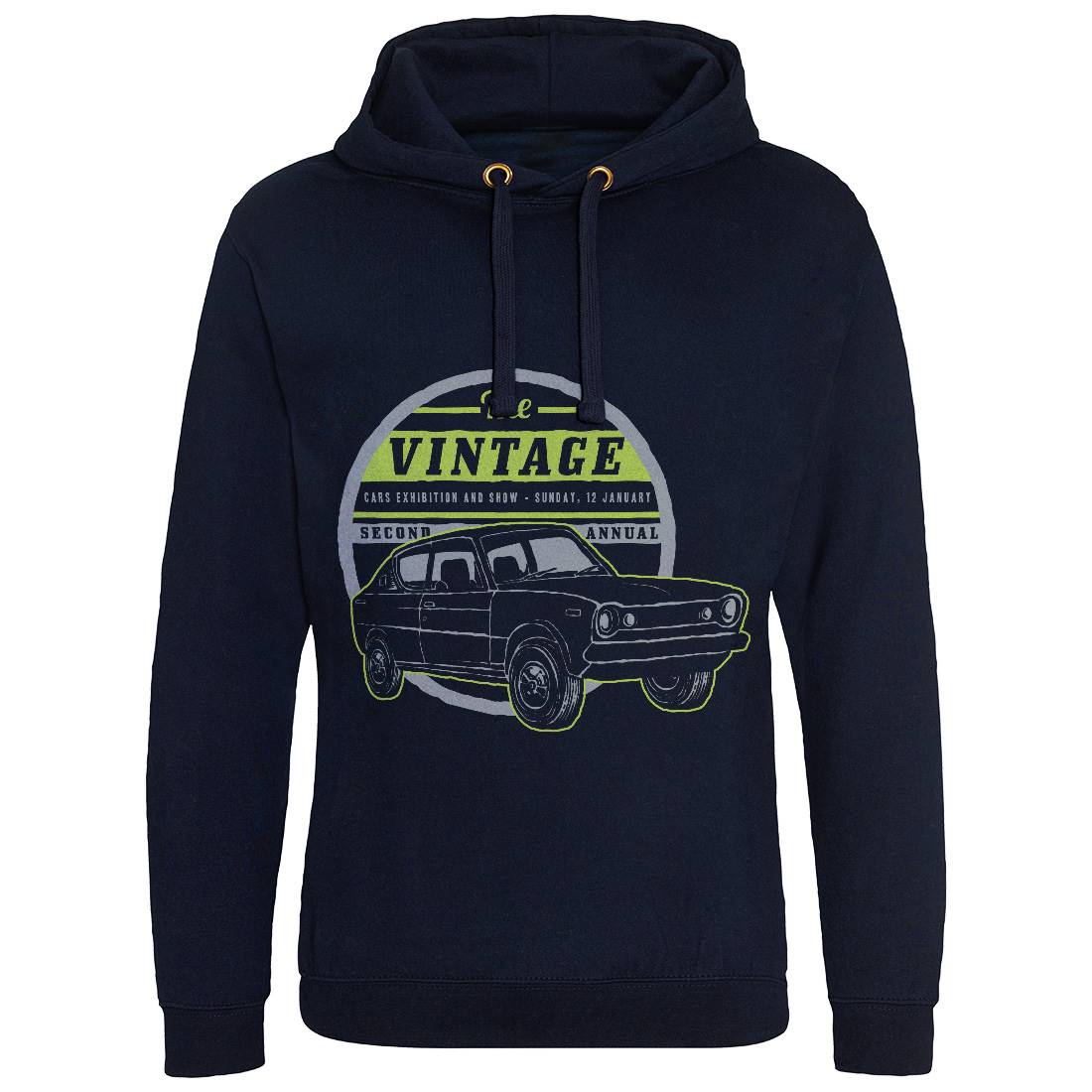Retro Car Show Mens Hoodie Without Pocket Cars A457