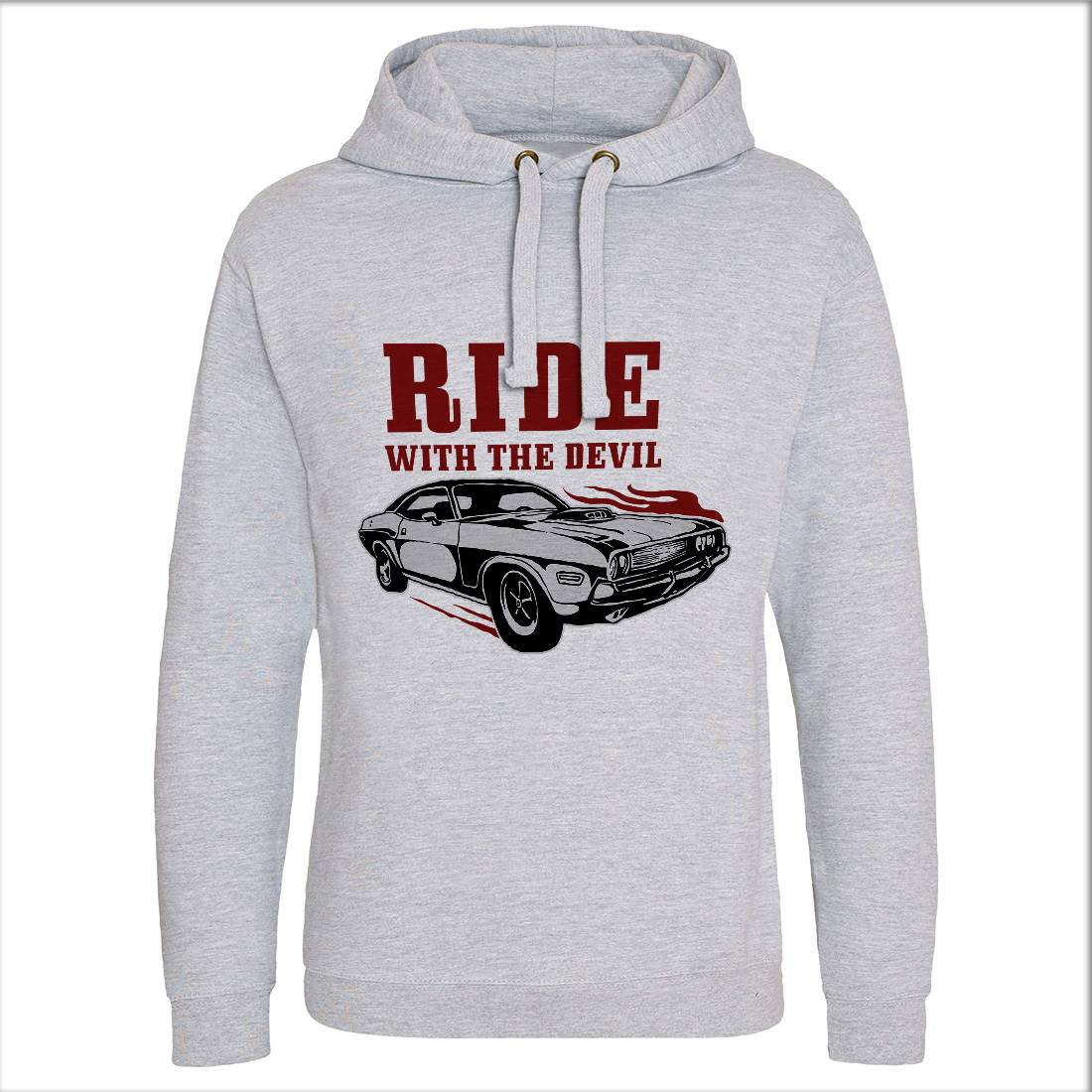 Ride With Devil Mens Hoodie Without Pocket Cars A461