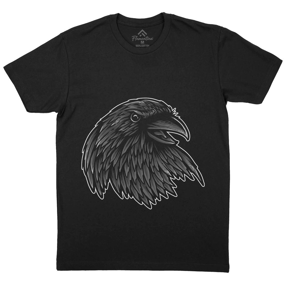 Rise Of The Raven Mens Crew Neck T-Shirt Horror A462