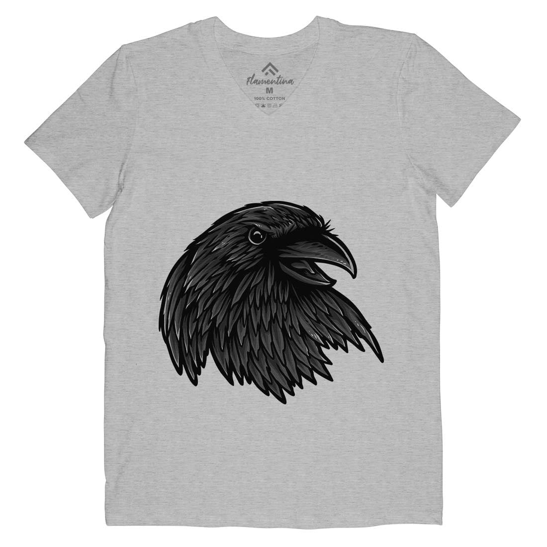 Rise Of The Raven Mens V-Neck T-Shirt Horror A462