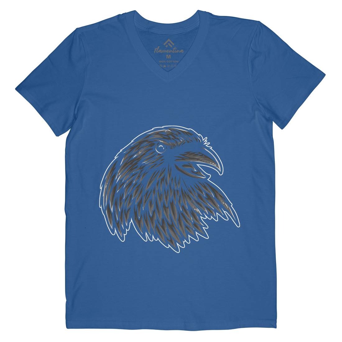 Rise Of The Raven Mens V-Neck T-Shirt Horror A462
