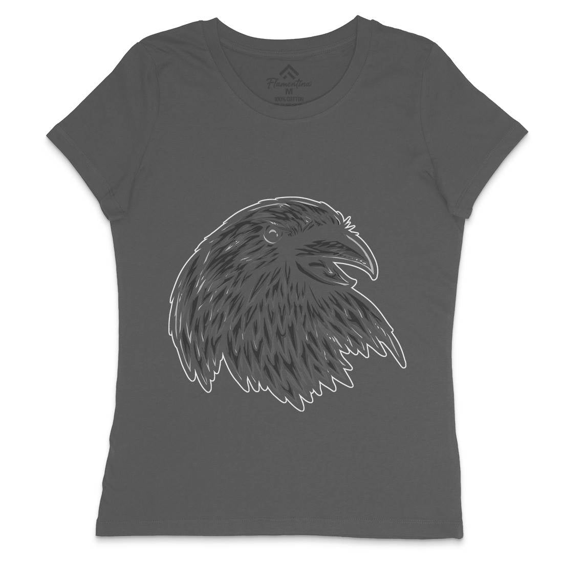 Rise Of The Raven Womens Crew Neck T-Shirt Horror A462