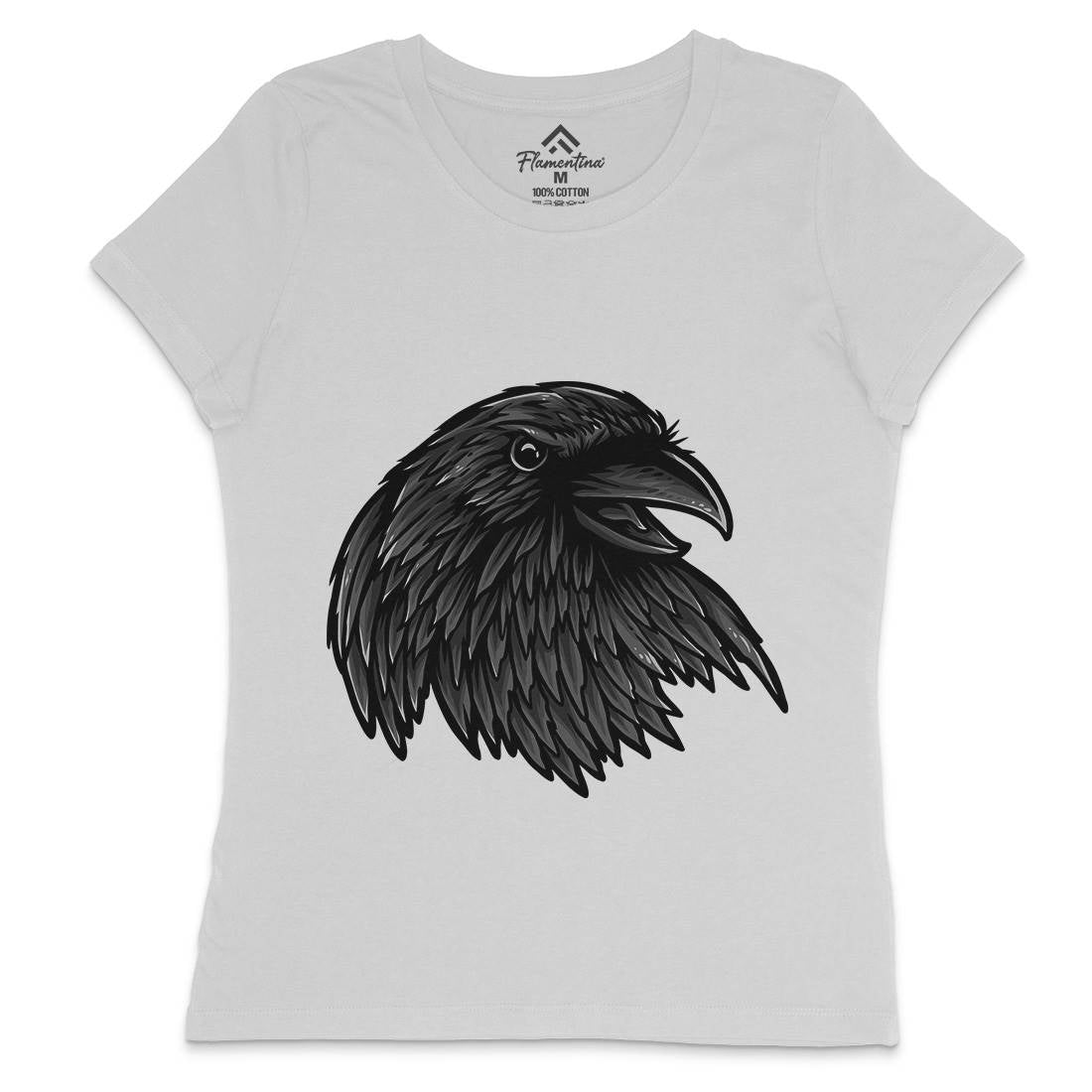 Rise Of The Raven Womens Crew Neck T-Shirt Horror A462