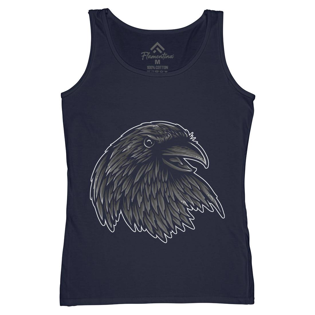 Rise Of The Raven Womens Organic Tank Top Vest Horror A462