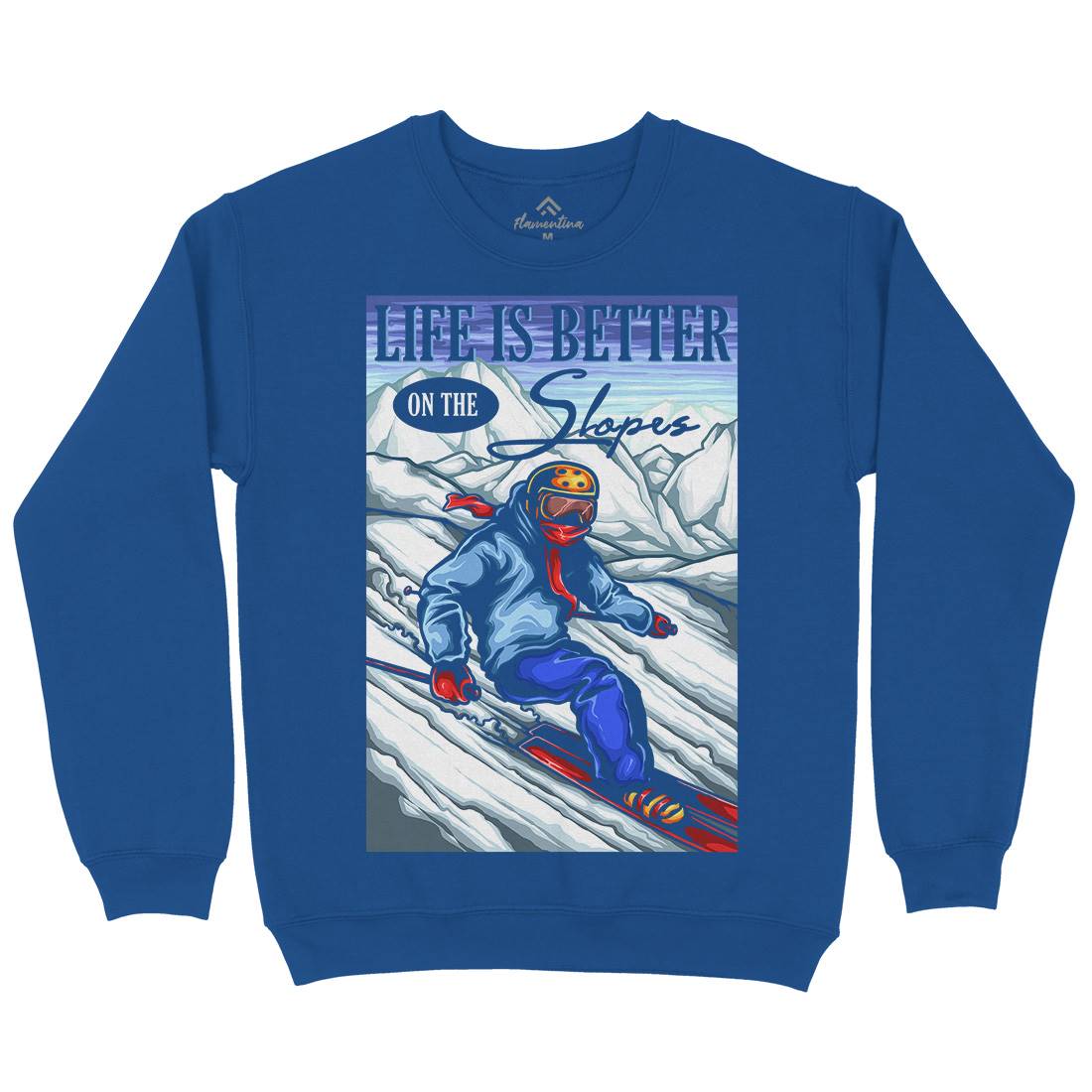 Ski Life Kids Crew Neck Sweatshirt Sport A464