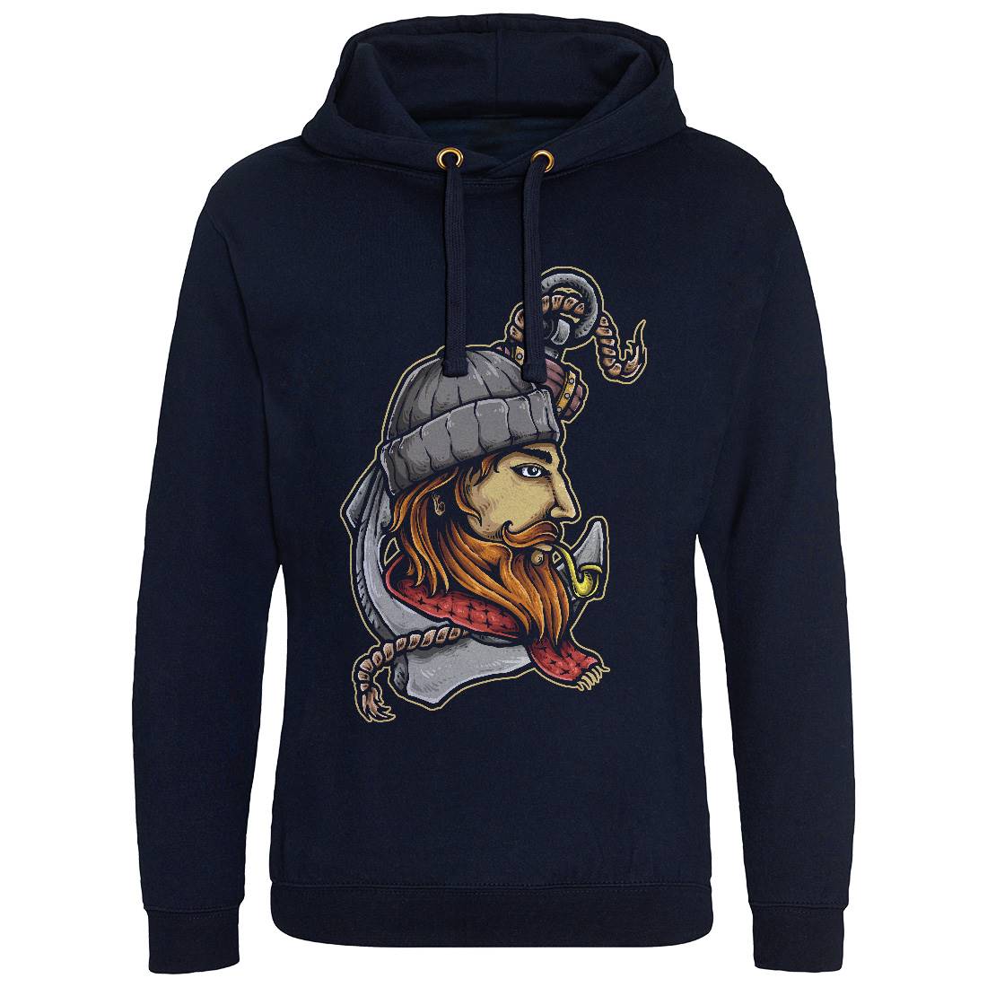 Skipper Mens Hoodie Without Pocket Navy A465