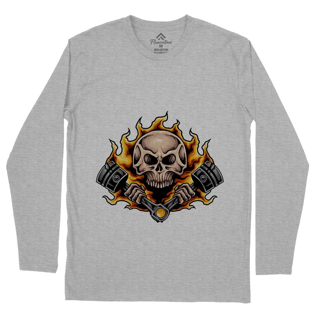 Speed Demon Mens Long Sleeve T-Shirt Motorcycles A468
