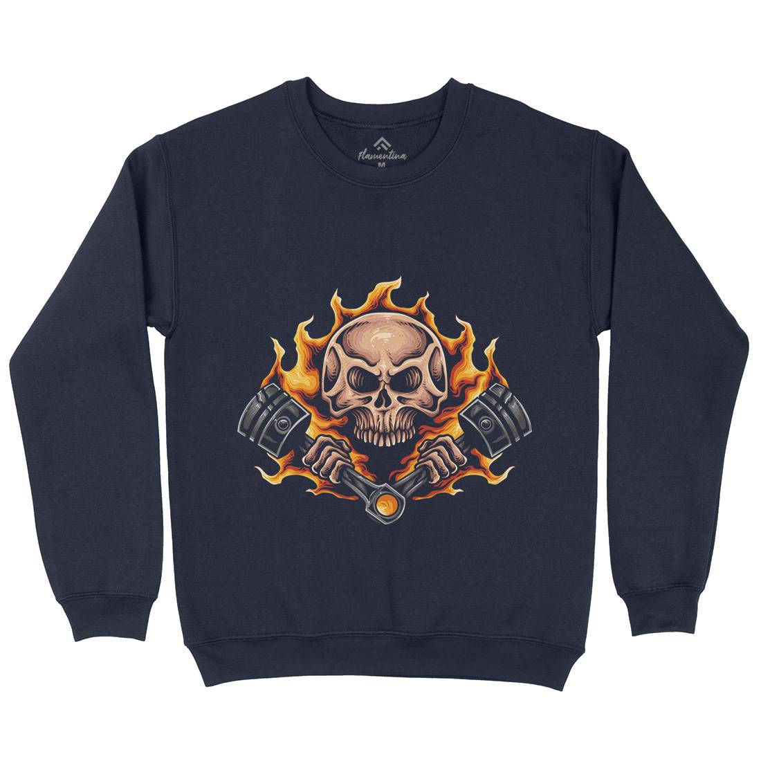 Speed Demon Mens Crew Neck Sweatshirt Motorcycles A468