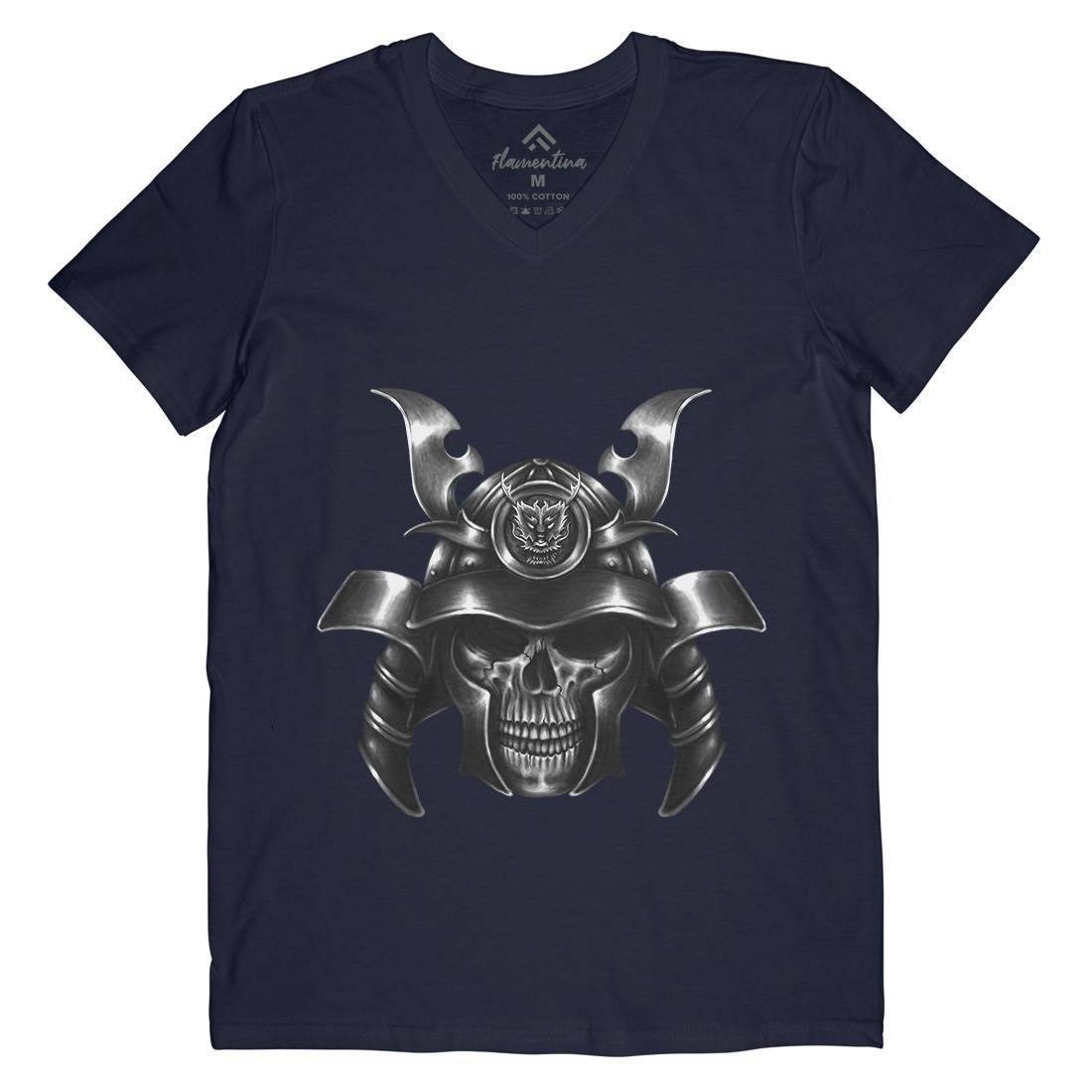 Spirit Of Ronin Mens Organic V-Neck T-Shirt Warriors A469