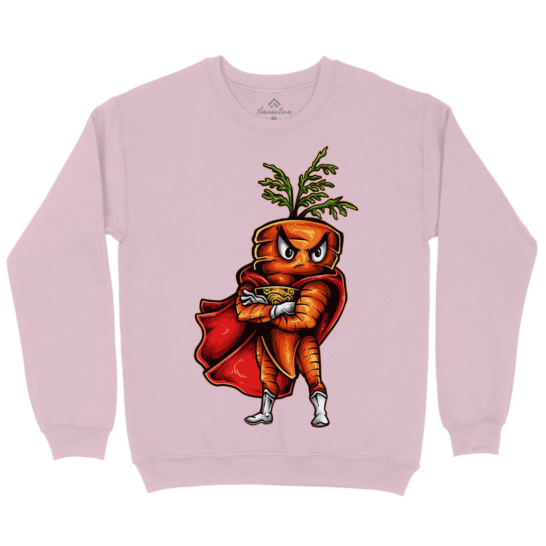 Super Carrot Kids Crew Neck Sweatshirt Food A473