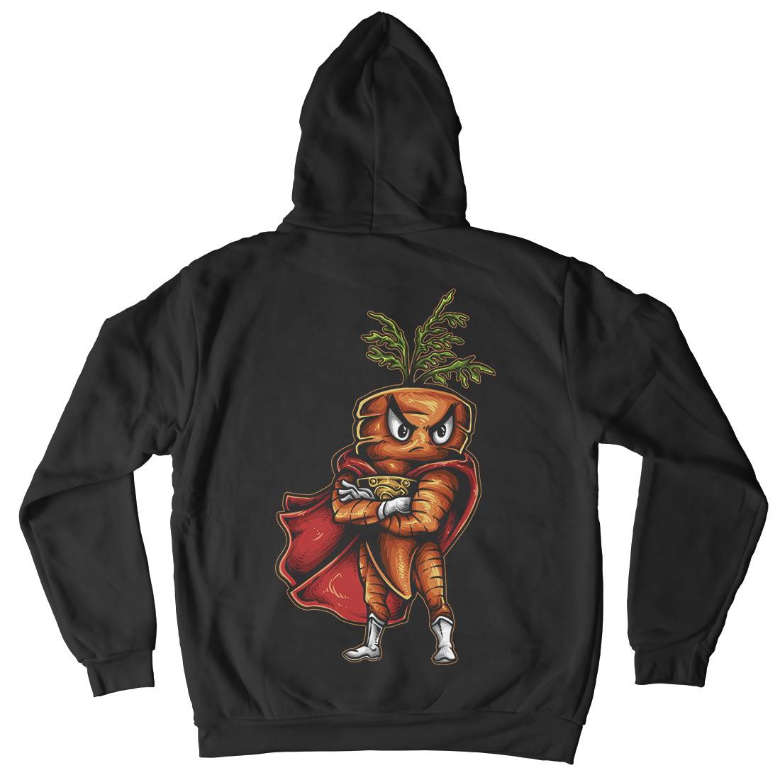 Super Carrot Kids Crew Neck Hoodie Food A473