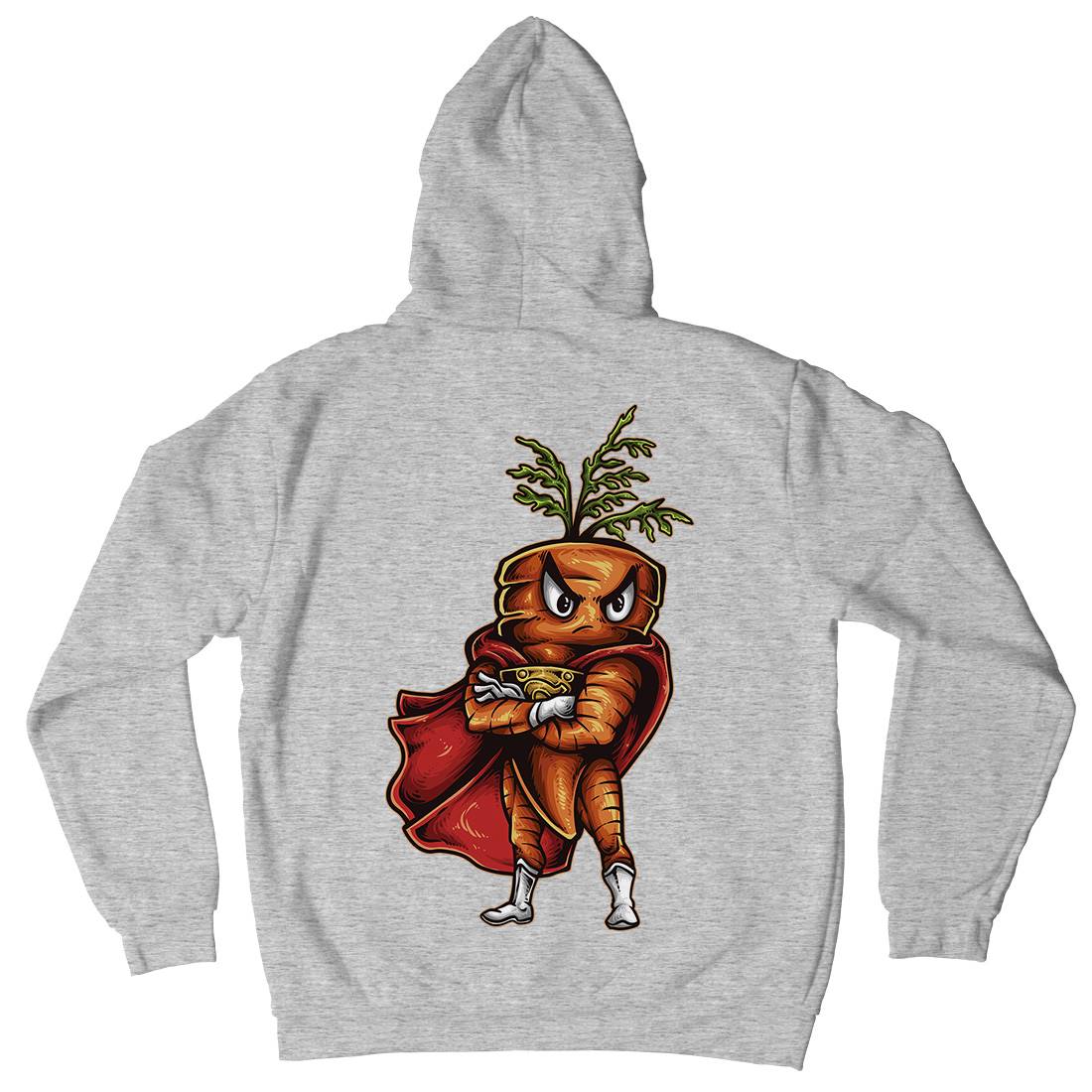 Super Carrot Kids Crew Neck Hoodie Food A473