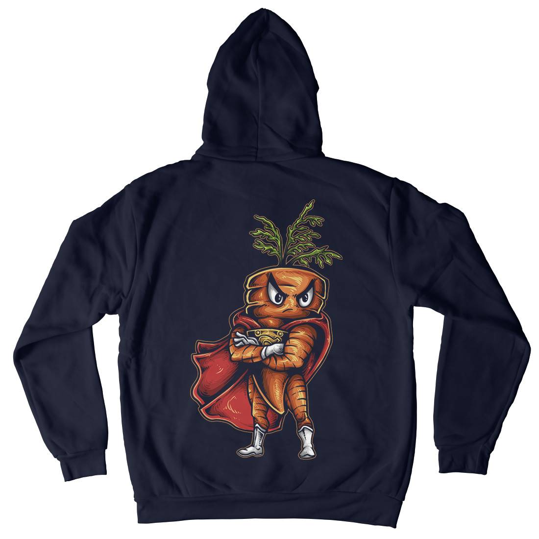 Super Carrot Kids Crew Neck Hoodie Food A473