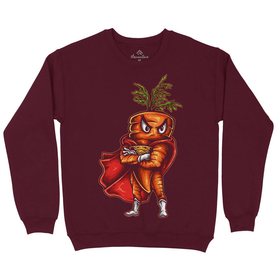 Super Carrot Kids Crew Neck Sweatshirt Food A473