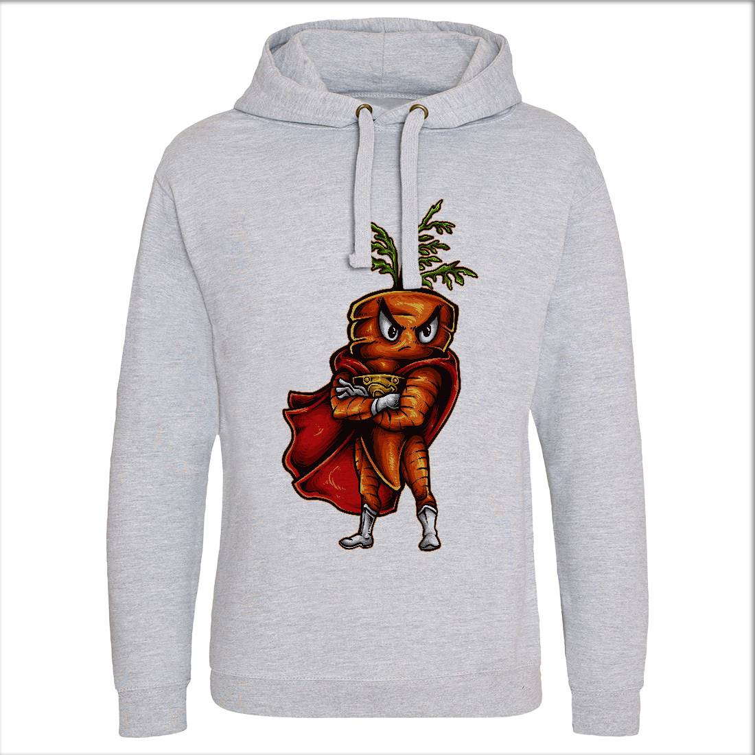 Super Carrot Mens Hoodie Without Pocket Food A473