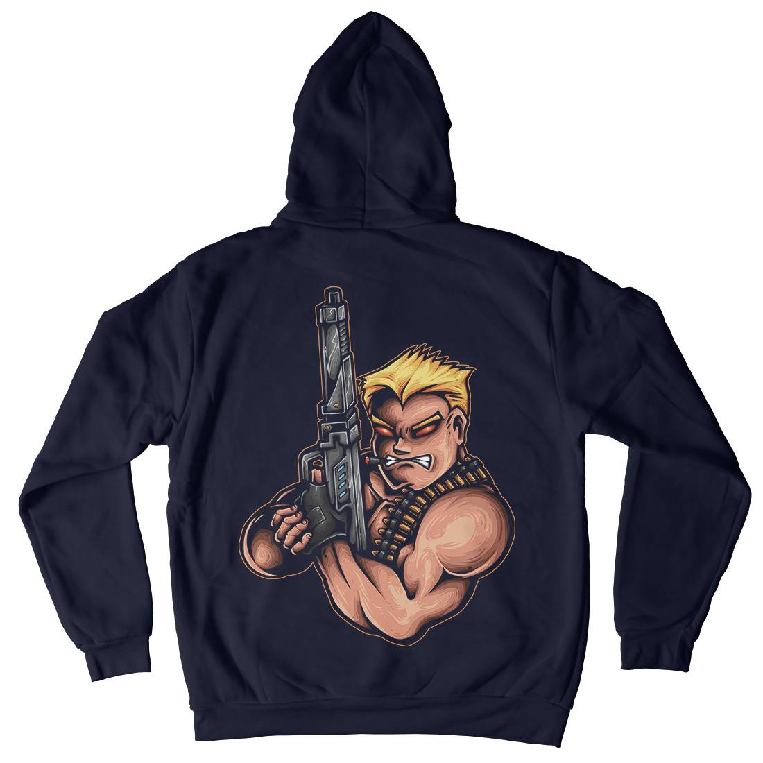 Super Soldier Mens Hoodie With Pocket Army A477