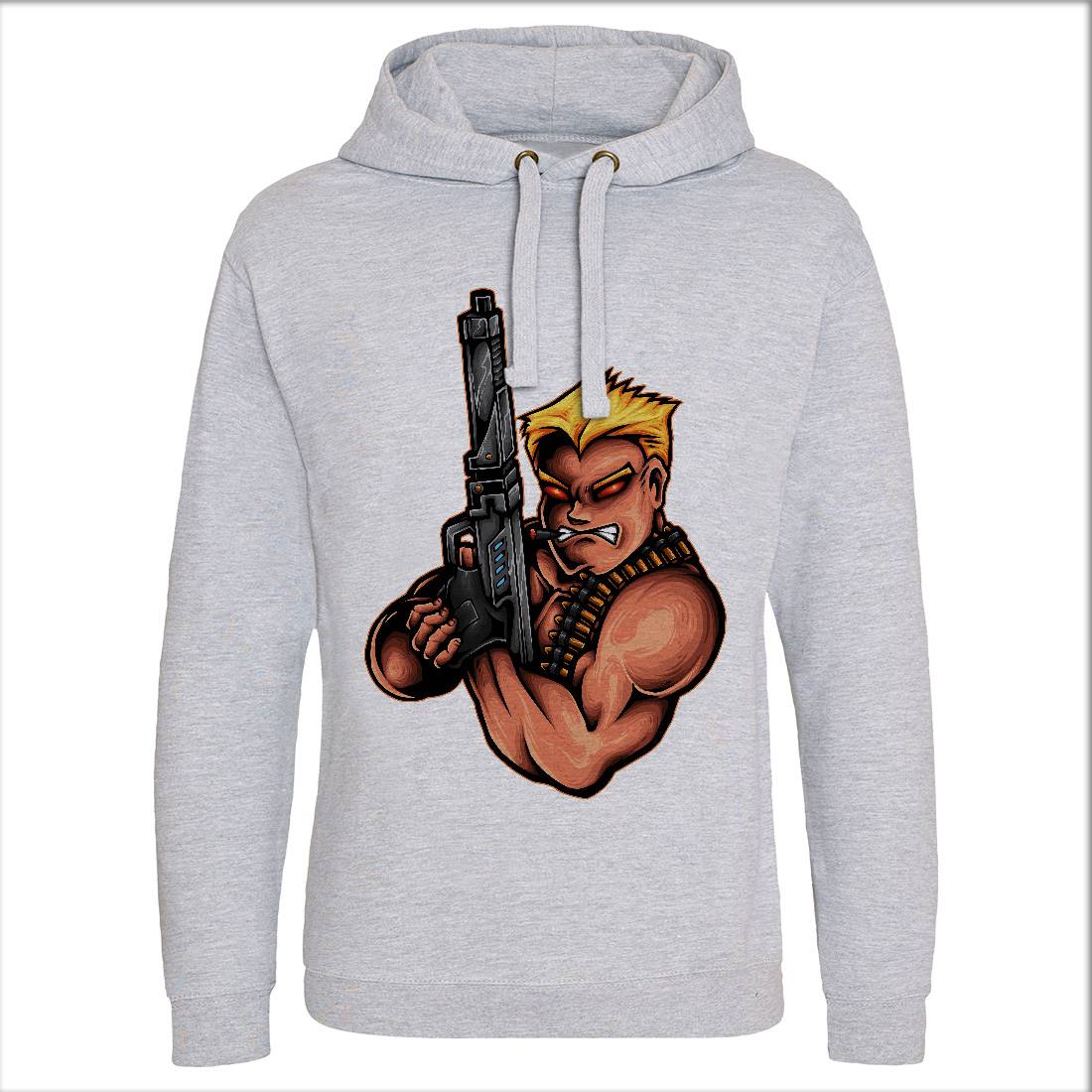 Super Soldier Mens Hoodie Without Pocket Army A477