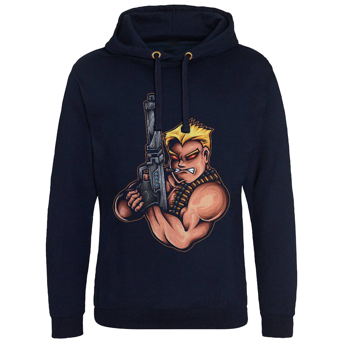 Super Soldier Mens Hoodie Without Pocket Army A477