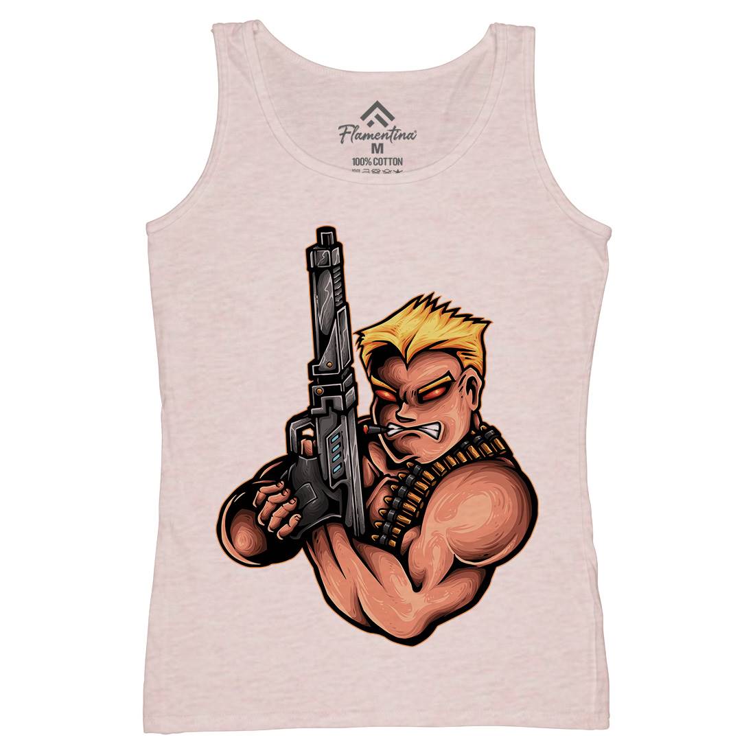 Super Soldier Womens Organic Tank Top Vest Army A477