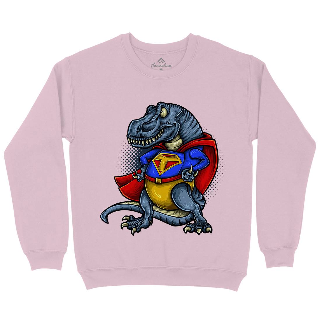 Super T-Rex Kids Crew Neck Sweatshirt Animals A478