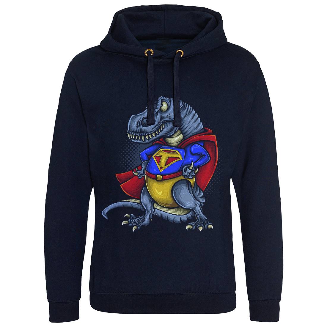 Super T-Rex Mens Hoodie Without Pocket Animals A478