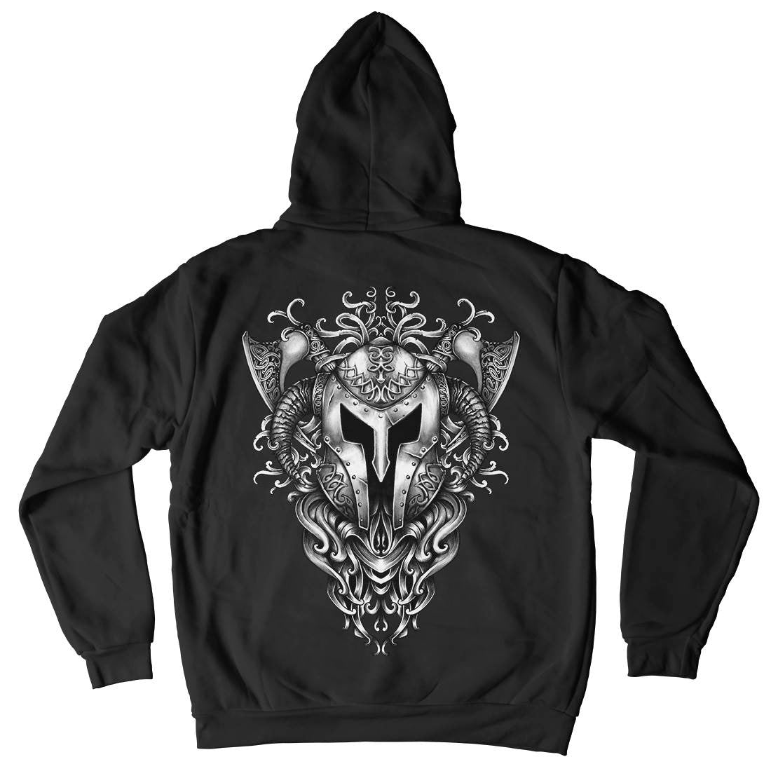 Armor Of Viking Mens Hoodie With Pocket Warriors A479