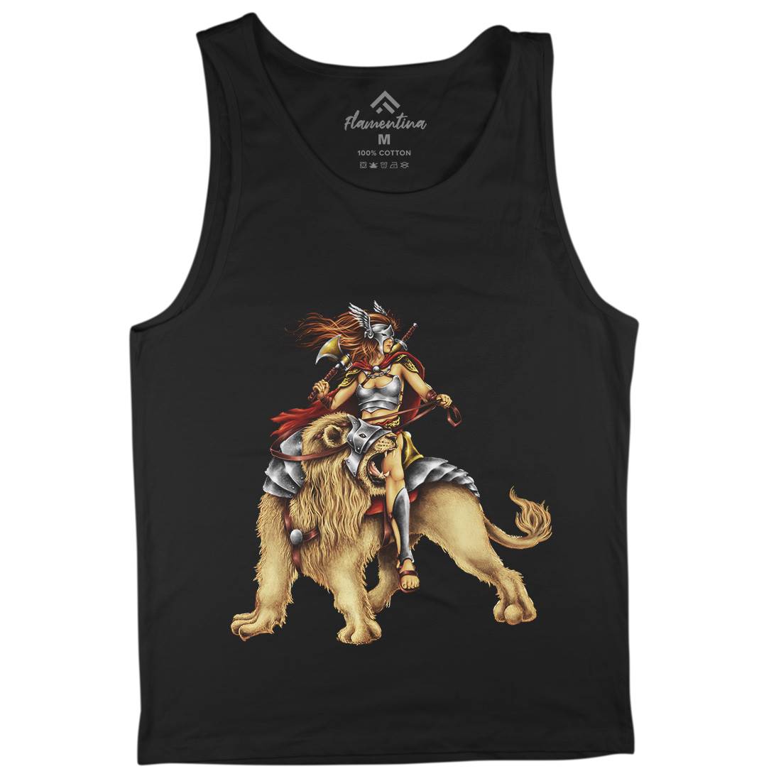 Lion Rider Mens Tank Top Vest Warriors A483