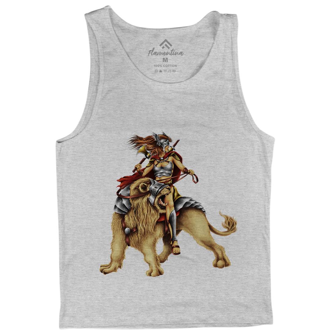 Lion Rider Mens Tank Top Vest Warriors A483