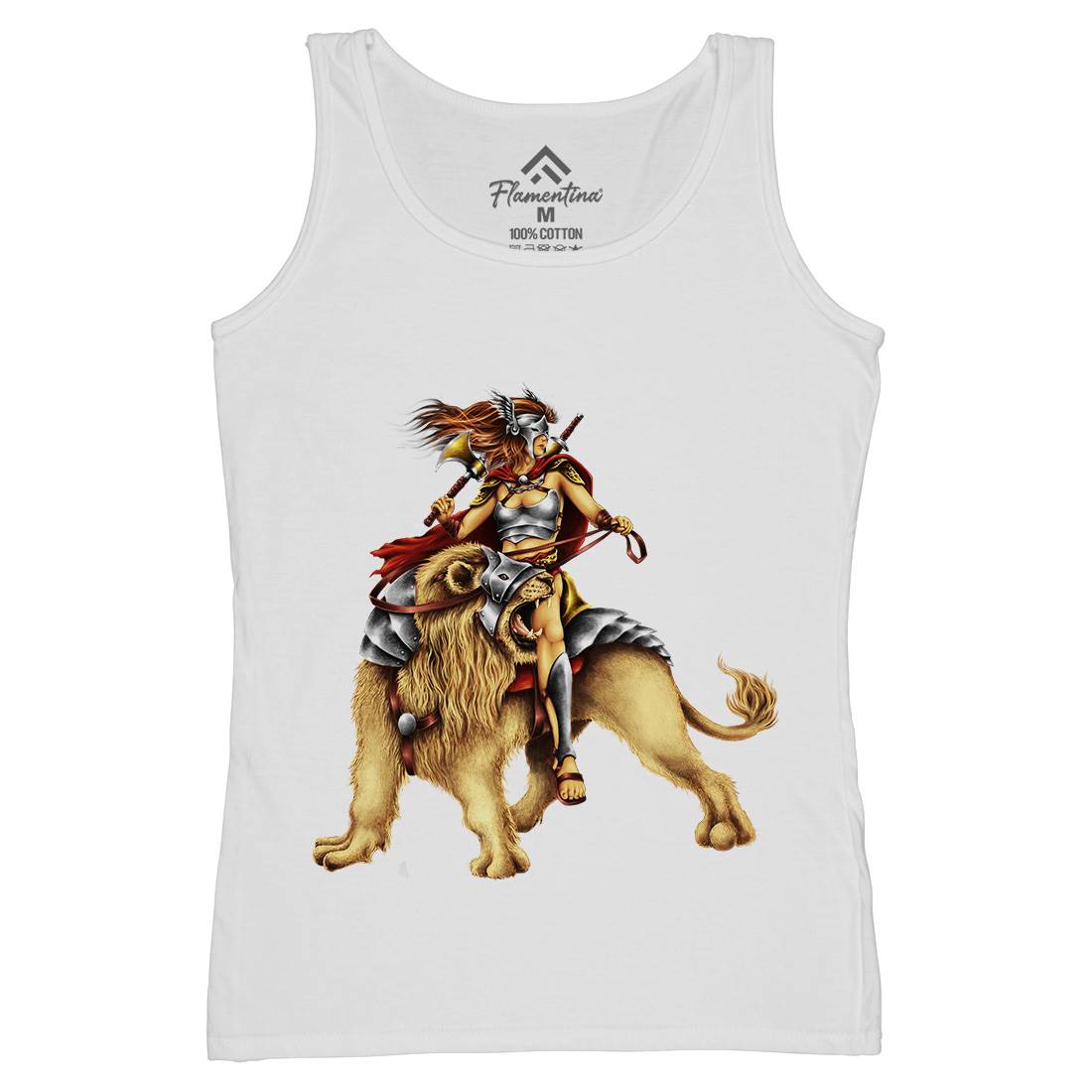 Lion Rider Womens Organic Tank Top Vest Warriors A483