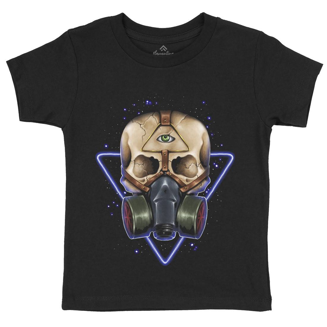 Toxic Galaxy Kids Organic Crew Neck T-Shirt Space A486