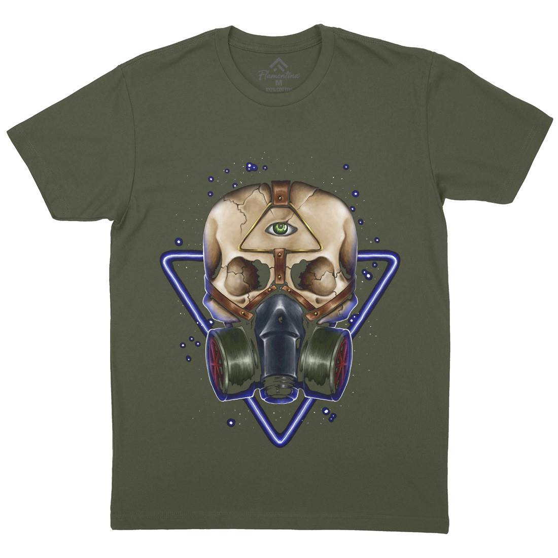 Toxic Galaxy Mens Organic Crew Neck T-Shirt Space A486