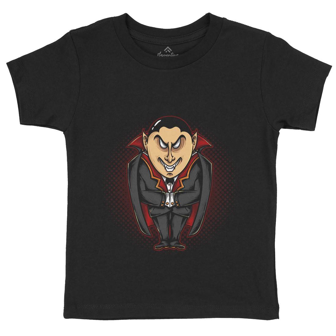 Vampire Evil Kids Organic Crew Neck T-Shirt Horror A488