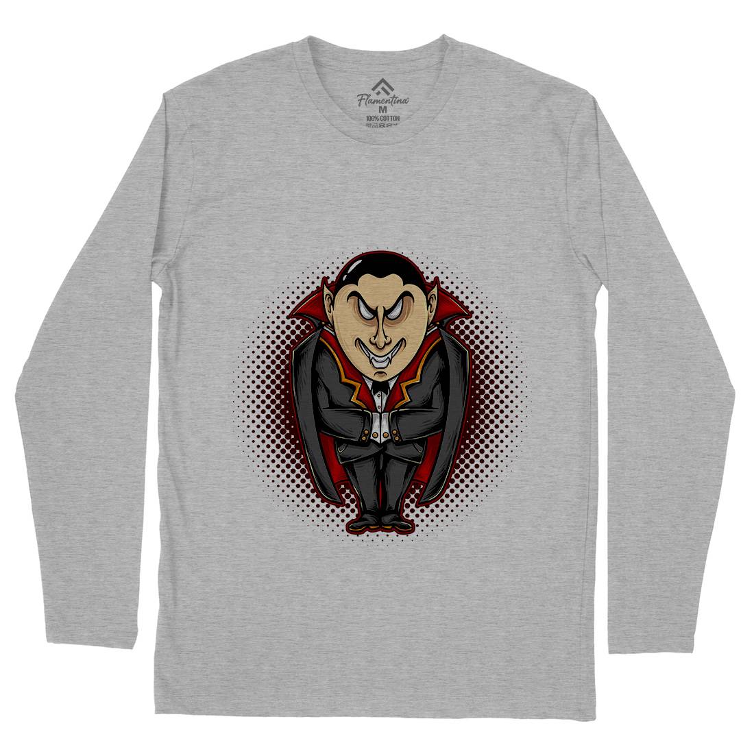 Vampire Evil Mens Long Sleeve T-Shirt Horror A488