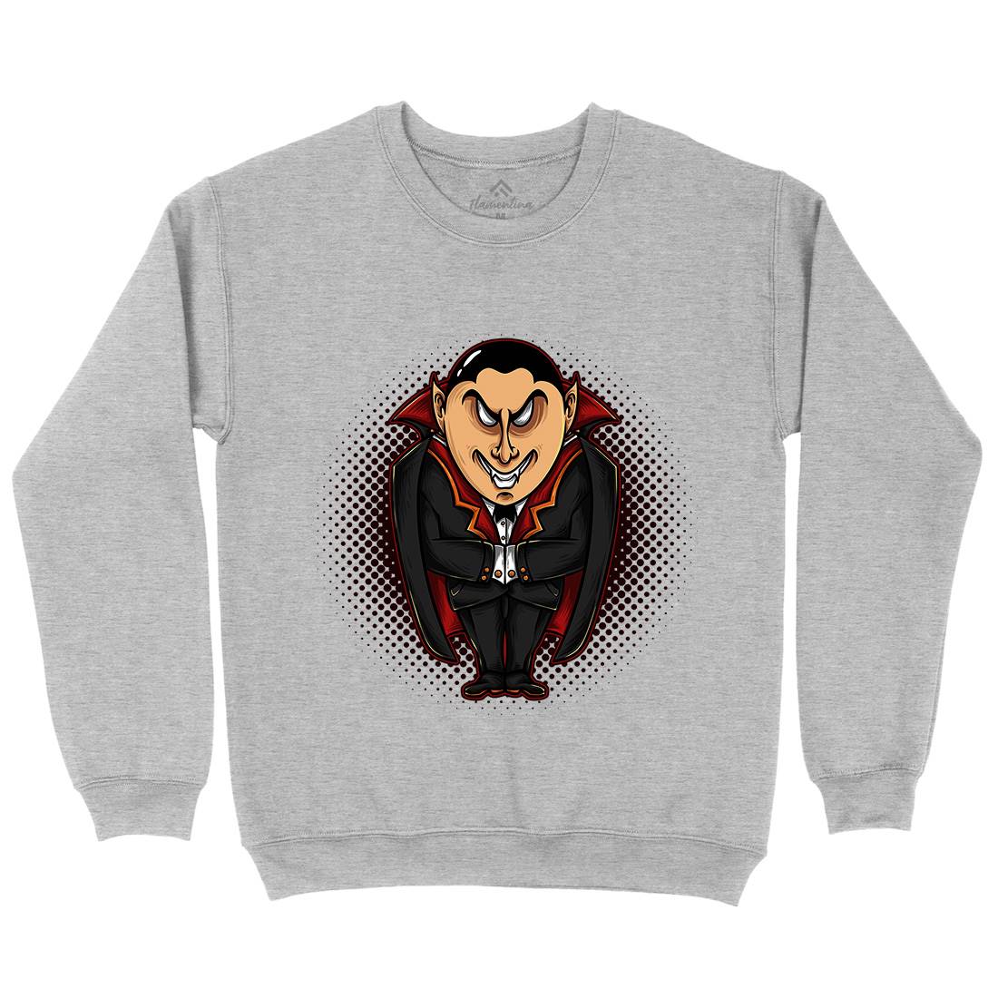 Vampire Evil Mens Crew Neck Sweatshirt Horror A488