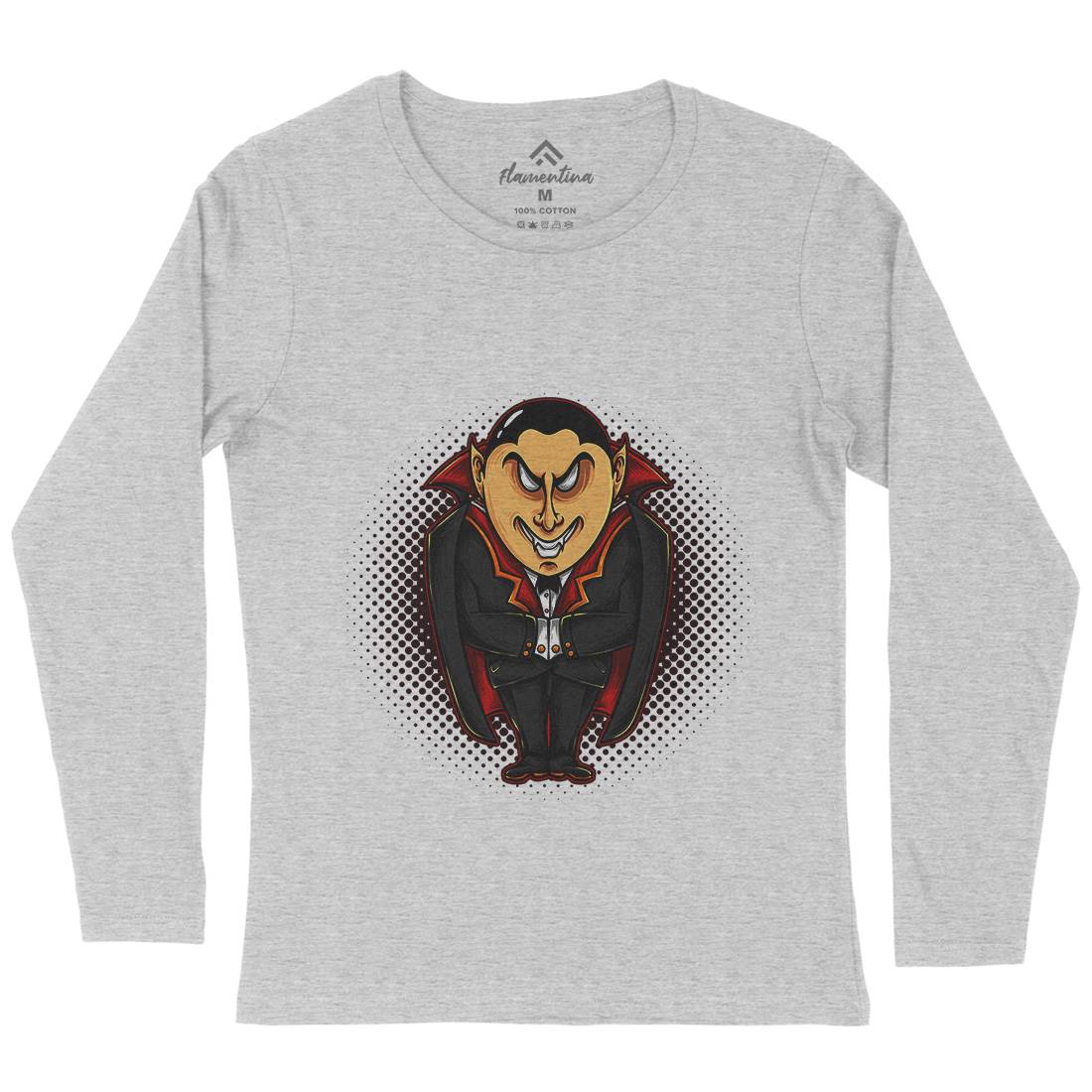 Vampire Evil Womens Long Sleeve T-Shirt Horror A488