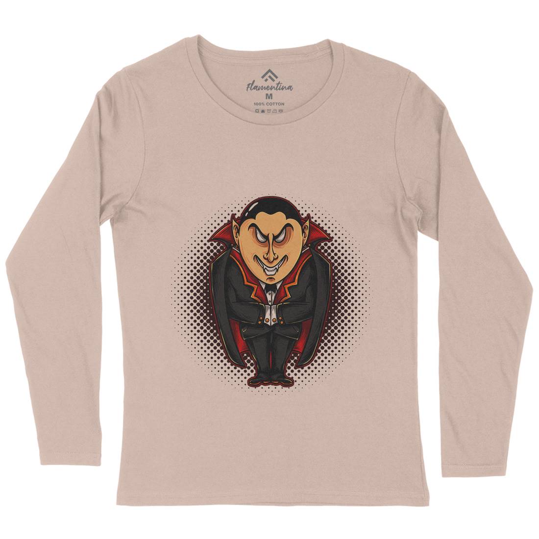 Vampire Evil Womens Long Sleeve T-Shirt Horror A488