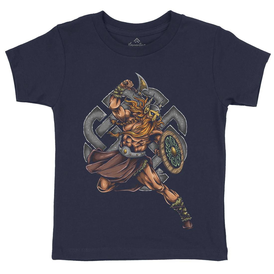 Viking Warrior Kids Crew Neck T-Shirt Warriors A490