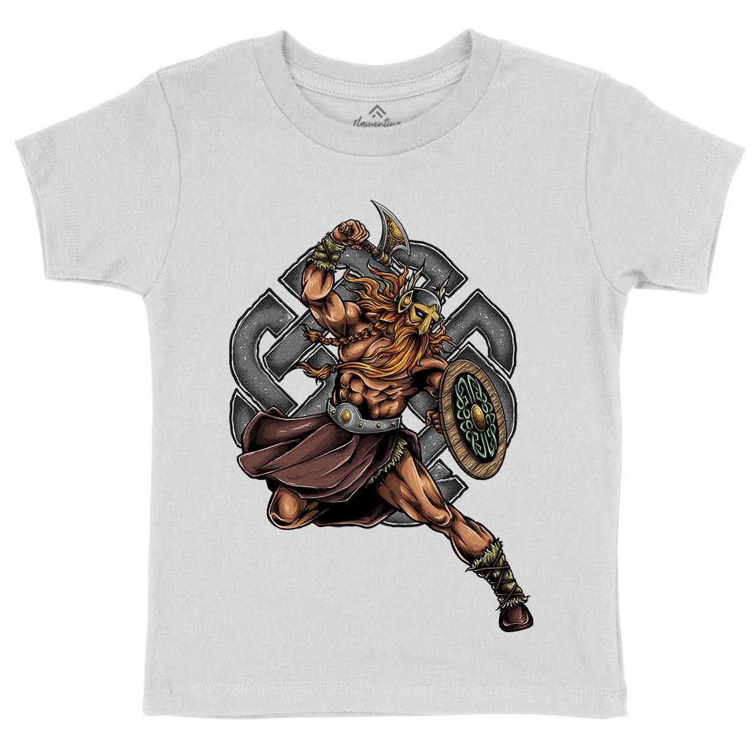 Viking Warrior Kids Crew Neck T-Shirt Warriors A490