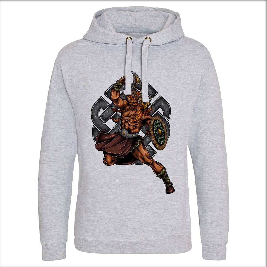 Viking Warrior Mens Hoodie Without Pocket Warriors A490