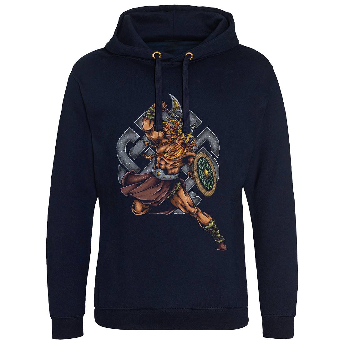 Viking Warrior Mens Hoodie Without Pocket Warriors A490
